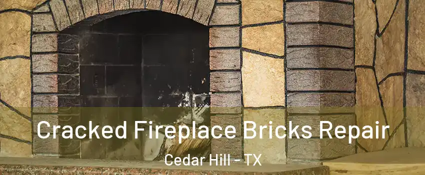 Cracked Fireplace Bricks Repair Cedar Hill - TX