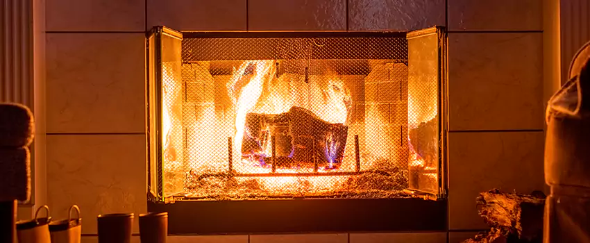 Mendota Hearth Landscape Fireplace Installation in Cedar Hill, Texas