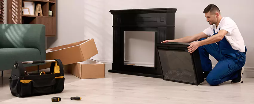 Old Rusted Metal Fireplace Repair And Replacement in Cedar Hill, TX