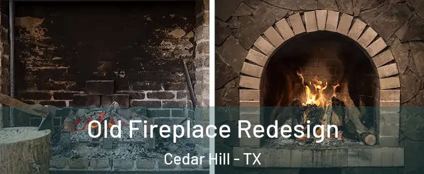  Old Fireplace Redesign Cedar Hill - TX